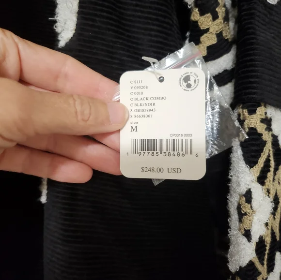 Free People We The Free Cozy Up Embroidered Shirt - Picture 10 of 12